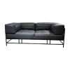 Brühl 2-Sitzer-Sofas|Sofa Easy Pieces 2 Leder La Plume 5663 99 Anthrazit Rahmen Schwarz Pulverbeschichtet