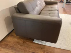 Stressless 2-Sitzer-Sofas|Sofa Ella Leder Paloma 094 Espresso 09433 Braun Gestell Massivholz Füße Metall Pulverbeschichtet Schwarz