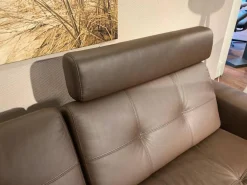 Stressless 2-Sitzer-Sofas|Sofa Ella Leder Paloma 094 Espresso 09433 Braun Gestell Massivholz Füße Metall Pulverbeschichtet Schwarz
