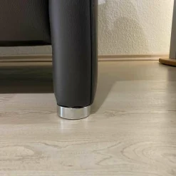 Puhlmann 2-Sitzer-Sofas|Sofa Gomera Zweisitzer Leder 18/7106 Dunkelbraun Savana 2 Armlehnen abklappbar