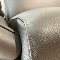 Puhlmann 2-Sitzer-Sofas|Sofa Gomera Zweisitzer Leder 18/7106 Dunkelbraun Savana 2 Armlehnen abklappbar