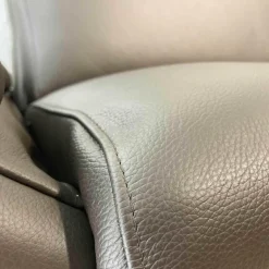 Puhlmann 2-Sitzer-Sofas|Sofa Gomera Zweisitzer Leder 18/7106 Dunkelbraun Savana 2 Armlehnen abklappbar