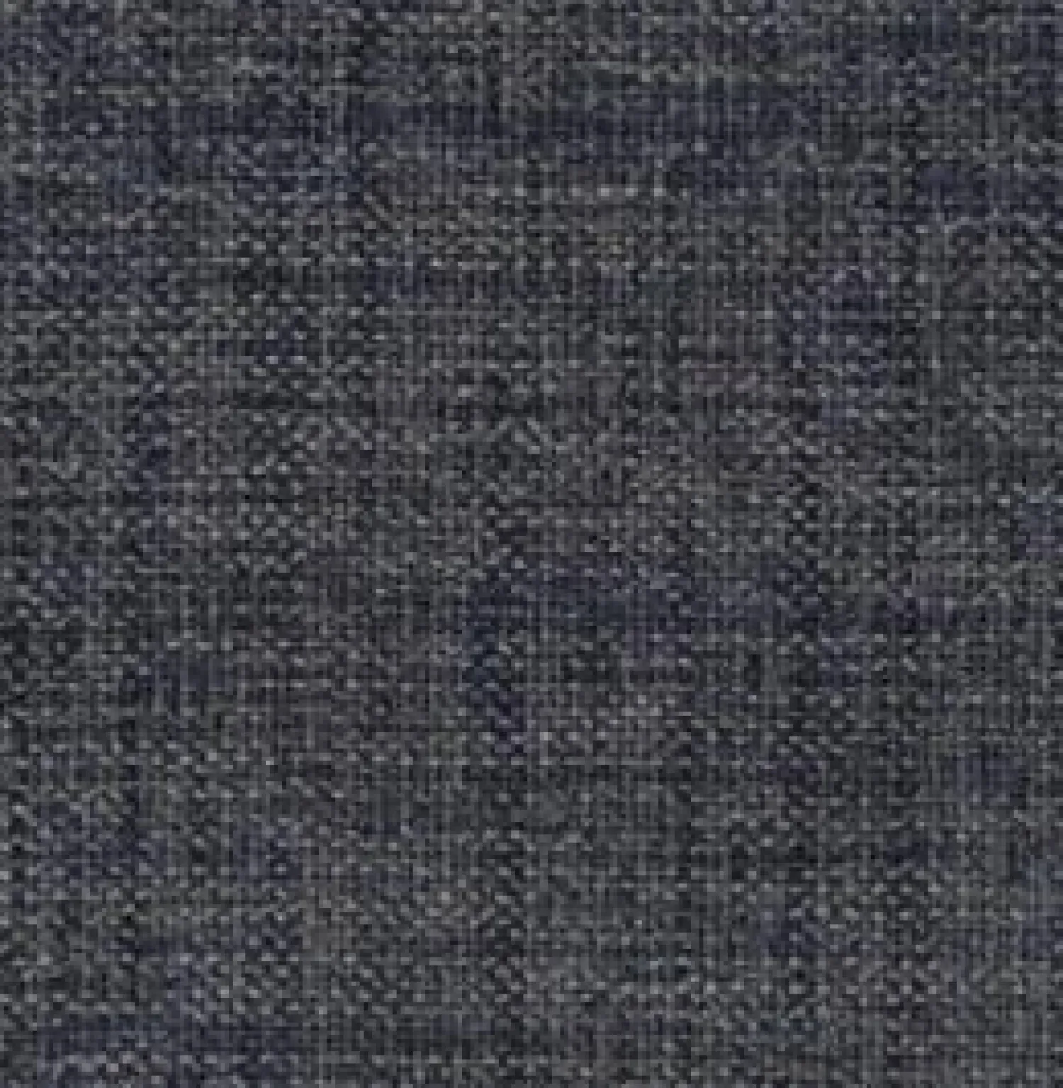 Christine Kröncke 2-Sitzer-Sofas|Sofa Hailey Stoff Eloy 052 Navy Blue Gestell Metall 15 Rauchbraun Hocker Stoff Chameleon 086 Grau-Blau mit Hocker