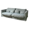 Sits 2-Sitzer-Sofas|Sofa Heaven MS 1009 Stoff Nori 4 Turqouise Blau Grau Fuß Schwarz