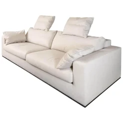 Bielefelder Werkstätten 2-Sitzer-Sofas|3-Sitzer-Sofas|Sofa Inspiration 122-3005 Tief Bezug Noah 1744 176 Sockelrahmen Wengefarbig Gebeizt
