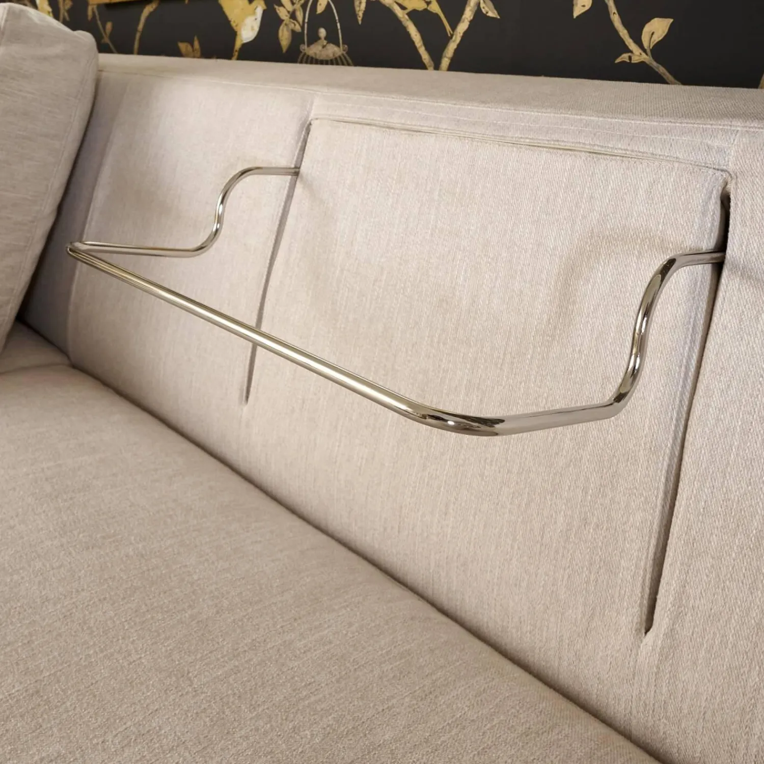 Bielefelder Werkstätten 2-Sitzer-Sofas|3-Sitzer-Sofas|Sofa Inspiration 122-3005 Tief Bezug Noah 1744 176 Sockelrahmen Wengefarbig Gebeizt