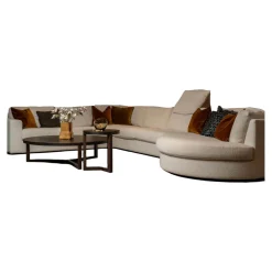 Bielefelder Werkstätten Wohnlandschaften|Ecksofas|Sofa Inspiration Stoff Queen BW1775-272 Weiß