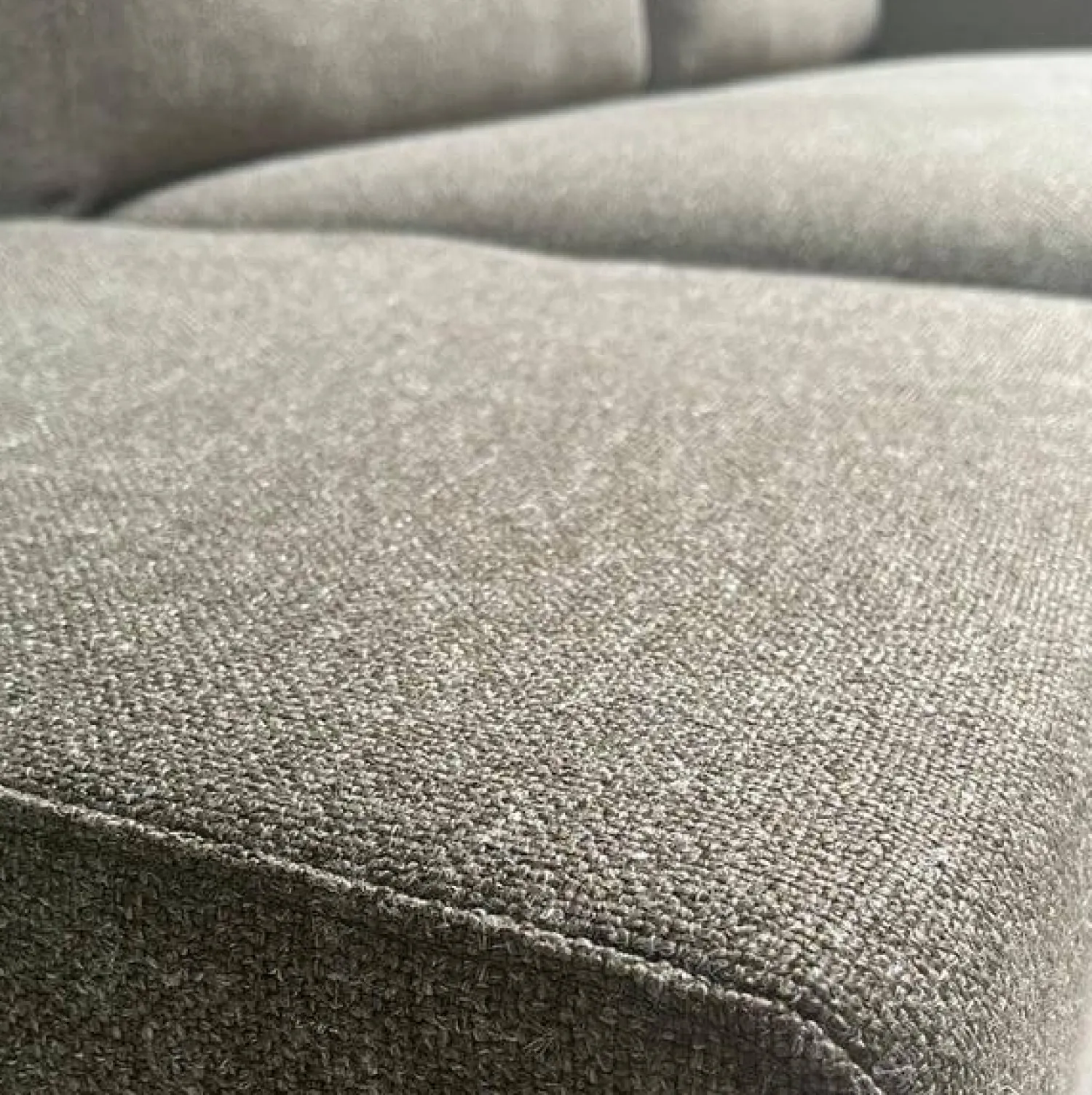 Walter Knoll 2-Sitzer-Sofas|Sofa Jason 390-25 FLFR Stoff Kuro Limestone Gestell Velourmatt