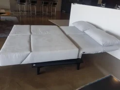 Franz Fertig 2-Sitzer-Sofas|Sofa Jill Stoff E Cape 60 Lightgrey Grau mit Verstellfunktion