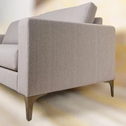 IP Design 2-Sitzer-Sofas|Sofa Jon Edwards 9.2 Bodenfrei Stoff Lago BW1747-181 Grau