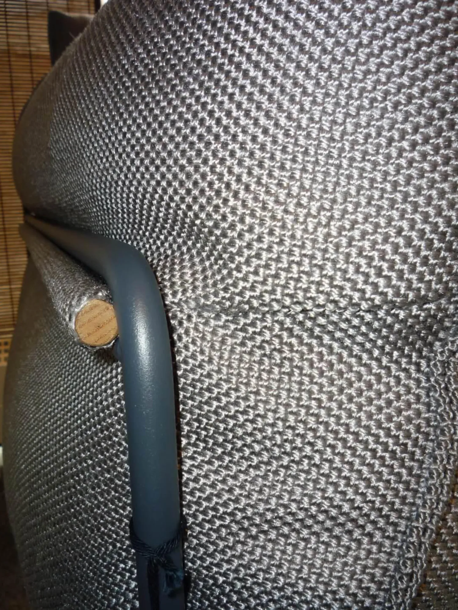 Paola Lenti Loungemöbel|Sofa Kaba Outdoor Stoff Wasserfest RT82 Sottobosco Gestell Stahl Schwarz Lackiert