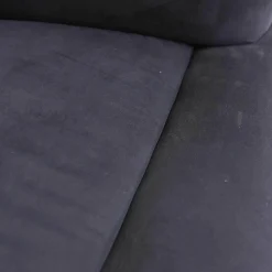 Thörmer 2-Sitzer-Sofas|Sofa La Difference Stoff Alcantara Schwarz Mit 2 Kissen