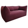 B&B Italia 2-Sitzer-Sofas|Sofa Le Bambole Bibambola Stoff Adria Dunkelrot