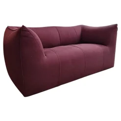 B&B Italia 2-Sitzer-Sofas|Sofa Le Bambole Bibambola Stoff Adria Dunkelrot
