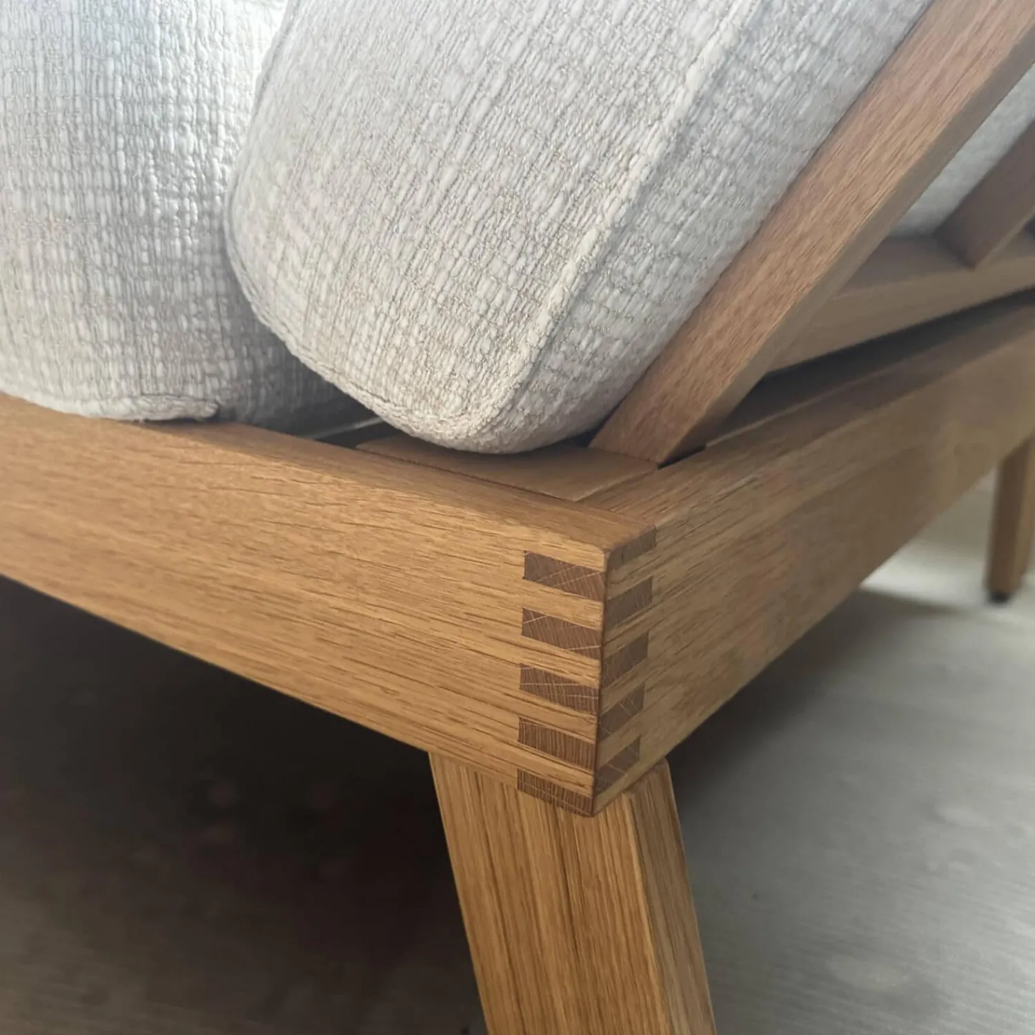 Brühl 2-Sitzer-Sofas|Sofa Lofoten Pure Stoff 5277 42 Beige Untergestell Eiche Natur Mit Klappbaren Armlehnen