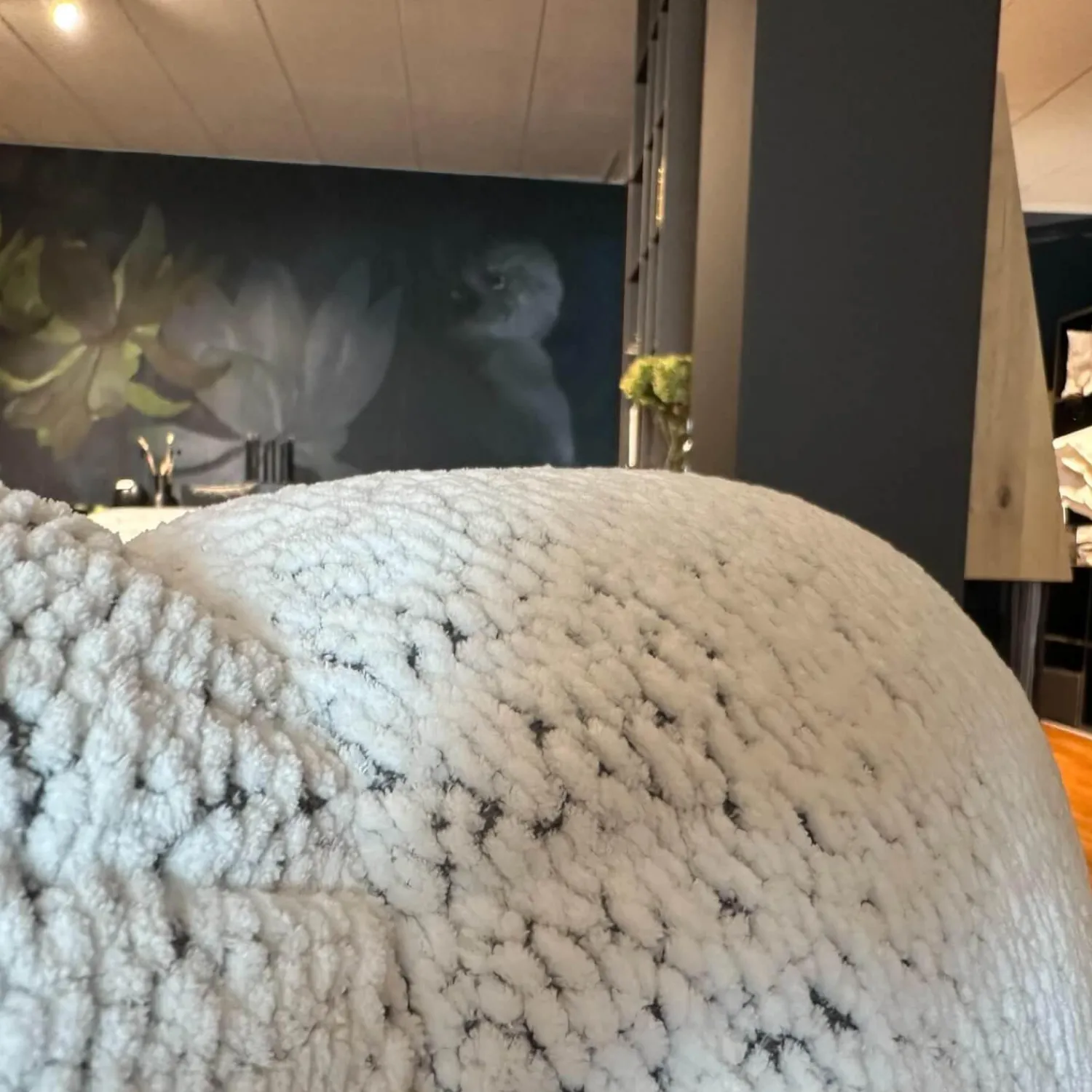 Brühl 2-Sitzer-Sofas|Sofa Magnolia Stoff 6450 49 Grau Metall Schwarz Pulverbeschichtet Inklusive Hockerbank