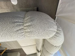 Brühl 2-Sitzer-Sofas|Sofa Magnolia Stoff 5275 0041 Grau Gestell Metall Schwarz Pulverbeschichtet