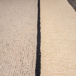 B&B Italia 2-Sitzer-Sofas|Sofa Maxalto Amoenus Stoft Stoff Lou Bastfarben 2613102 Beige Sockel Graphit mit Teppich