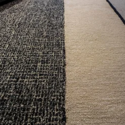 B&B Italia 2-Sitzer-Sofas|Sofa Maxalto Amoenus Stoft Stoff Lou Bastfarben 2613102 Beige Sockel Graphit mit Teppich