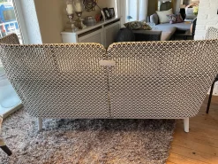 DEDON Loungemöbel|Sofa Mbarq Stoff A Natura Ash Grau Gestell Aluminium Lipari Pulverbeschichtet Inklusive Kissen
