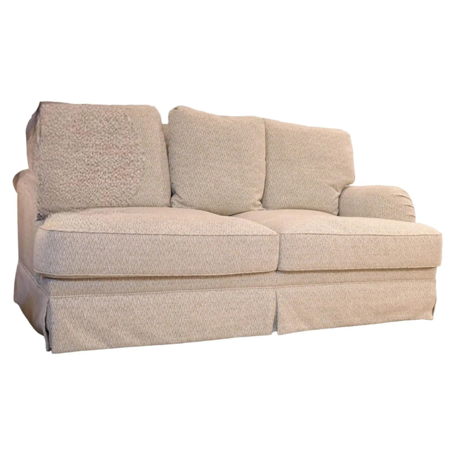 Domicil 2-Sitzer-Sofas|Sofa Melody Stoff Aubrey 04 Füße Buche Natur mit Schabracke