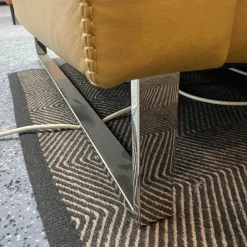 W. Schillig Ecksofas|Sofa Miroo Bezug Leder Z69 Farbe 52 Kurkuma