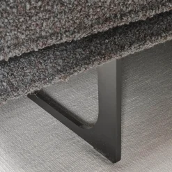 IP Design Ecksofas|Sofa mit Longchair Cube Air Stoff Cooper BW1779-191 Grau