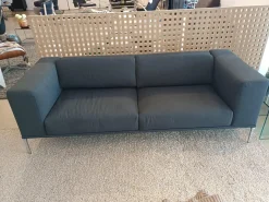 Cassina 2-Sitzer-Sofas|Sofa Moov Stoff Panama Grau Gestell Chrom Rückenteile Unabhängig Voneinander Klappbar