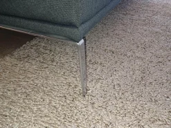 Cassina 2-Sitzer-Sofas|Sofa Moov Stoff Panama Grau Gestell Chrom Rückenteile Unabhängig Voneinander Klappbar