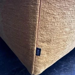 COR 2-Sitzer-Sofas|Sofa Moss 74211 Bezug Stoff 8164 Curry Gelb Füße Feinstruktur Schwarzbraun