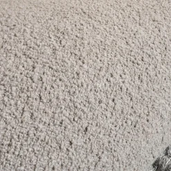 COR 2-Sitzer-Sofas|Sofa Moss Stoff 14002 Hellgrau Füße Verchromt Mit Rückenkissen