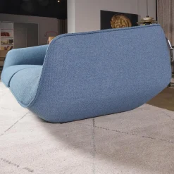 COR 2-Sitzer-Sofas|Sofa Nook Innen Stoff 8214 Blau Petrol Außen Stoff 8206 Nordic Blau