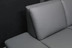 Steinpol 2-Sitzer-Sofas|Sofa Orion Aurelia Leder Dolcia Steingrau