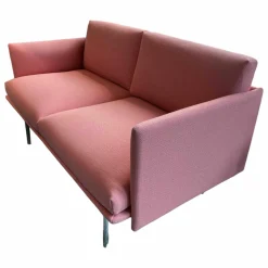 Muuto 2-Sitzer-Sofas|Sofa Outline Stoff Vidar Fb. 622 Rosa