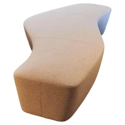 Tacchini 2-Sitzer-Sofas|Sofa Polar Bezugsstoff Divina Melange 3 Farbe 227 Beige Creme