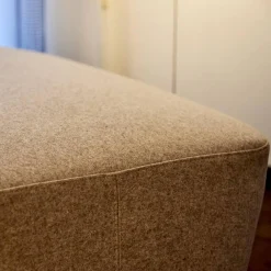 Tacchini 2-Sitzer-Sofas|Sofa Polar Bezugsstoff Divina Melange 3 Farbe 227 Beige Creme