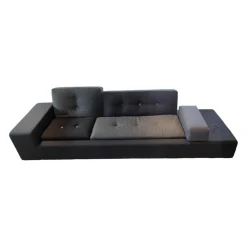 Vitra 2-Sitzer-Sofas|Sofa Polder XL Stoff Spirit Schwarz Steelcut Anthrazit Hallingdal Dunkelgrau Soft Schwarz Und Anthrazit Und Tonus Schwarz