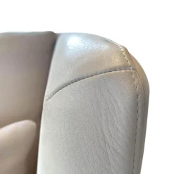 Bielefelder Werkstätten 2-Sitzer-Sofas|Sofa Polo Lounge Leder 2 Java Sand Füße Braun Gebeizt