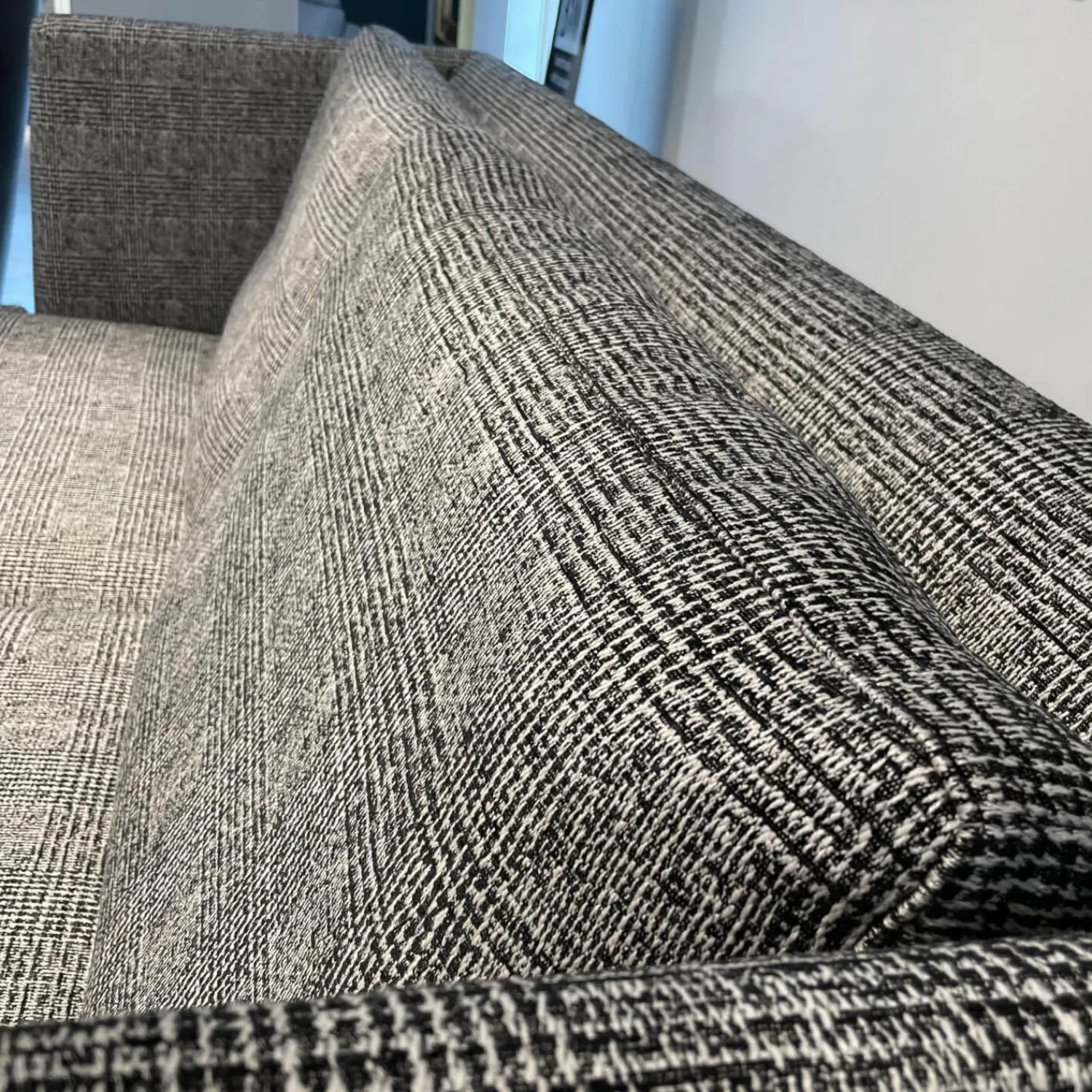 Bielefelder Werkstätten 2-Sitzer-Sofas|Sofa Polo Lounge Stoff BW-1769-191 Scott Fuß Schwarz Gebeizt