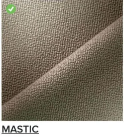 Ligne Roset 2-Sitzer-Sofas|Sofa Prado Großer 2 Sitzer T 100 Stoff Vidar FR Mastic Beige Gestell Lack Schwarz