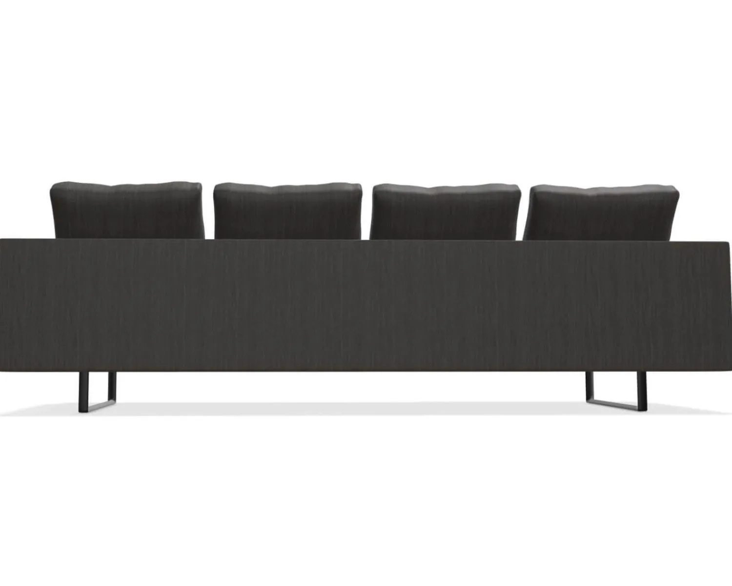 Walter Knoll Wohnlandschaften|Sofa Prime Time 490-30 Stoff Bogar Farbe Nightshade Kufen Aluminium Matt Pulverbeschichtet Schwarz