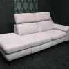 Steinpol 2-Sitzer-Sofas|Sofa Prisma Stoff Ethan Clean Altrosa 1670 PG C mit Elektrischer Relaxfunktion und Schublade