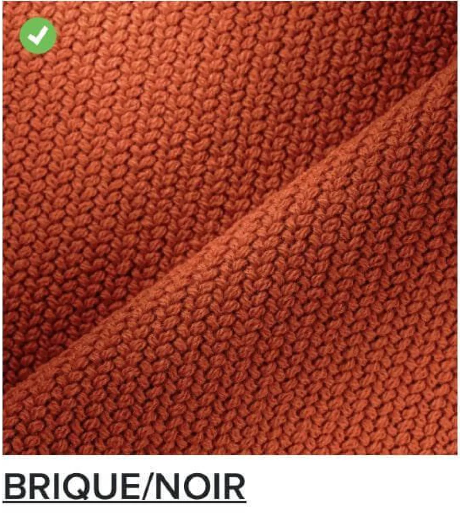 Ligne Roset 2-Sitzer-Sofas|Sofa Pumpkin 2 Sitzer Stoff Coda FR Brique Noir Mit Sockel