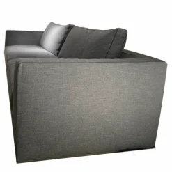 B&B Italia 2-Sitzer-Sofas|Sofa Richard 9RA260 Stoff Sapri Avio Grau Blau Naht Stoff Bellano Grau Anthrazit Gestell Aluminium Lackiert Zinnfarben Inklusive Kissen