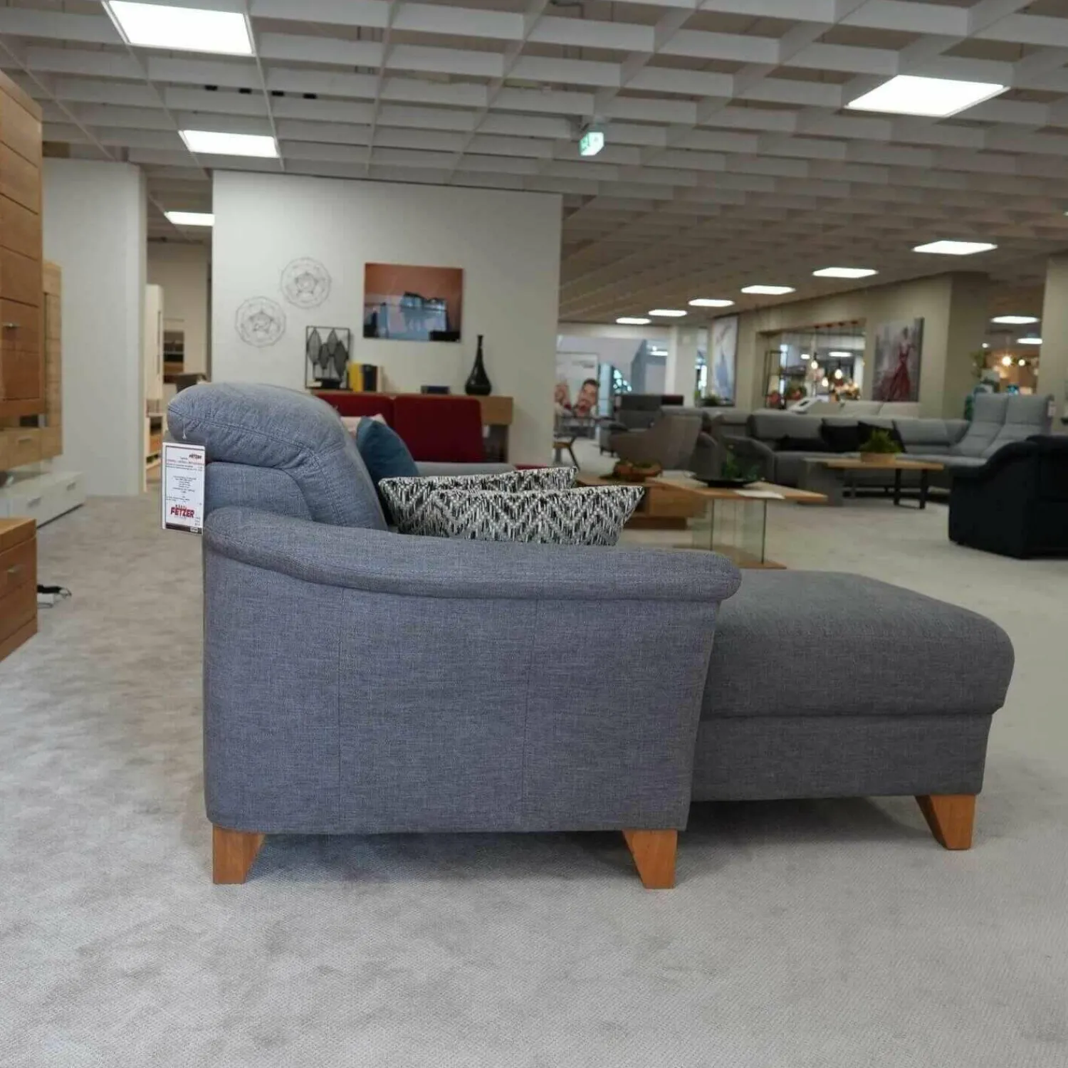 Ponsel Ecksofas|Sofa S189 Calisto Stoff 0815 Grau 18