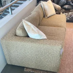 Moroso 2-Sitzer-Sofas|Sofa Salon Nana Stoff A1509 Zero 0003 Senape Fuß 641 RAL 7016 Anthrazit