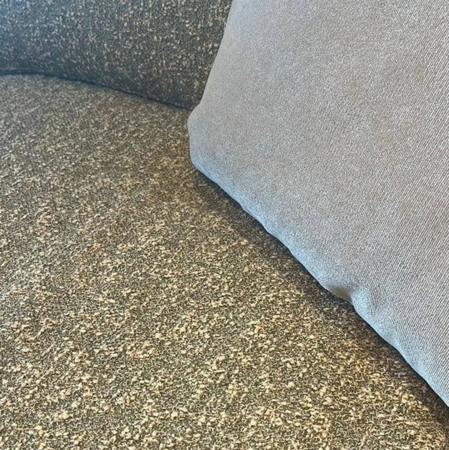 Moroso 2-Sitzer-Sofas|Sofa Salon Nana Stoff A1509 Zero 0003 Senape Fuß 641 RAL 7016 Anthrazit