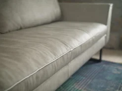 Tommy M 2-Sitzer-Sofas|Sofa Sensation Leder 192 Rhino 19214 Grau Füße 600 M051518