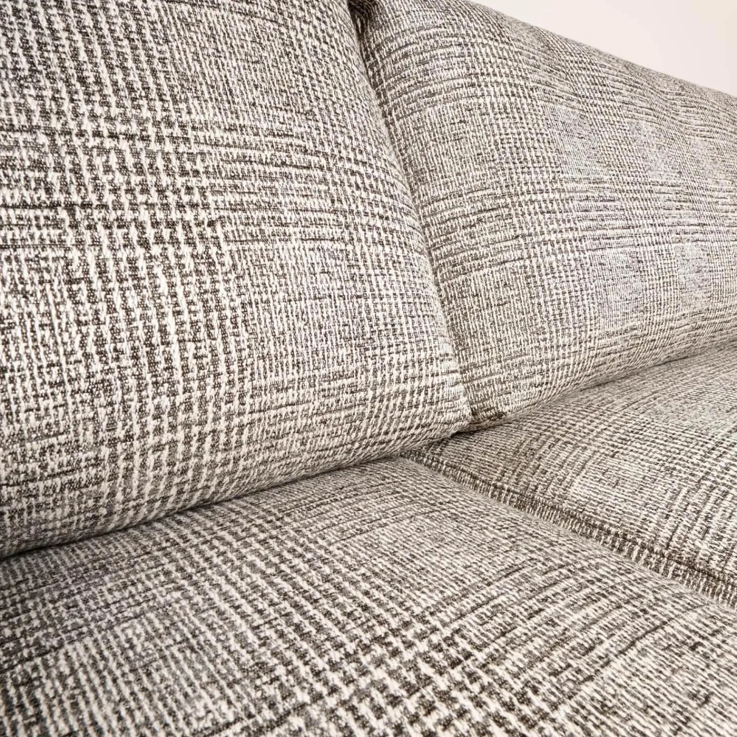 Bielefelder Werkstätten 2-Sitzer-Sofas|Sofa Spirit 2 92,5 Stoff Scott BW 1769 292 Grau Beige Füße Metall