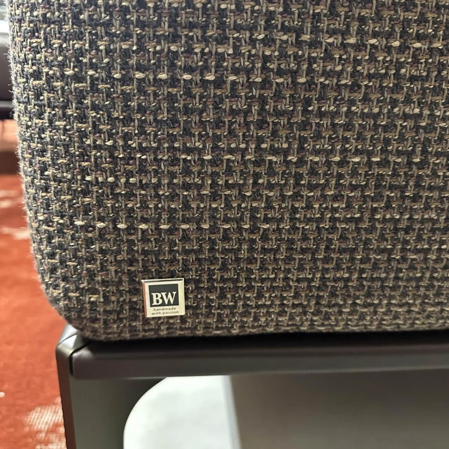 Bielefelder Werkstätten 2-Sitzer-Sofas|Sofa Spirit Stoff Carlucci True Soul 1570 024 Grau Blende Leder Provence Negro Schwarz Metallfuß Bronze Schwarz Mit Hocker